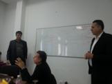Socios debatiendo sobre la actual situacin de la Gobernanza de las TI en la Universit de La Manouba
