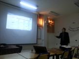 Carlos juiz presenta su conferencia en la Universit de Gabs